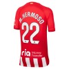 Original Trikotsatz Atlético Madrid M.Hermoso 22 Heimtrikot 2023-24 Für Kinder